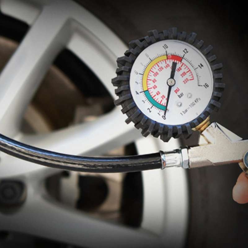 Multifunctional Mechanical Tire Pressure Gauge, High-Precision Tire Pressure Inflation and Deflation