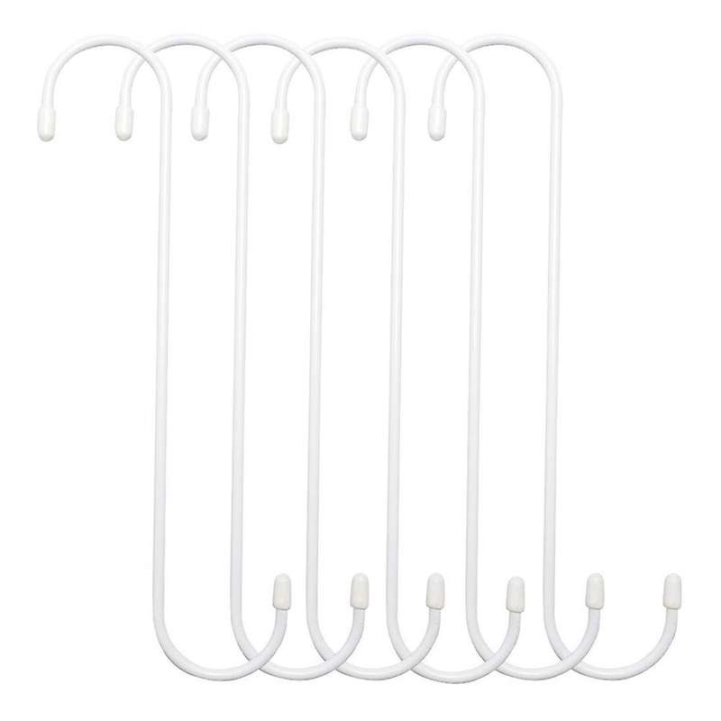 Multifunctional Metal S Hook for Kitchen Suspension White