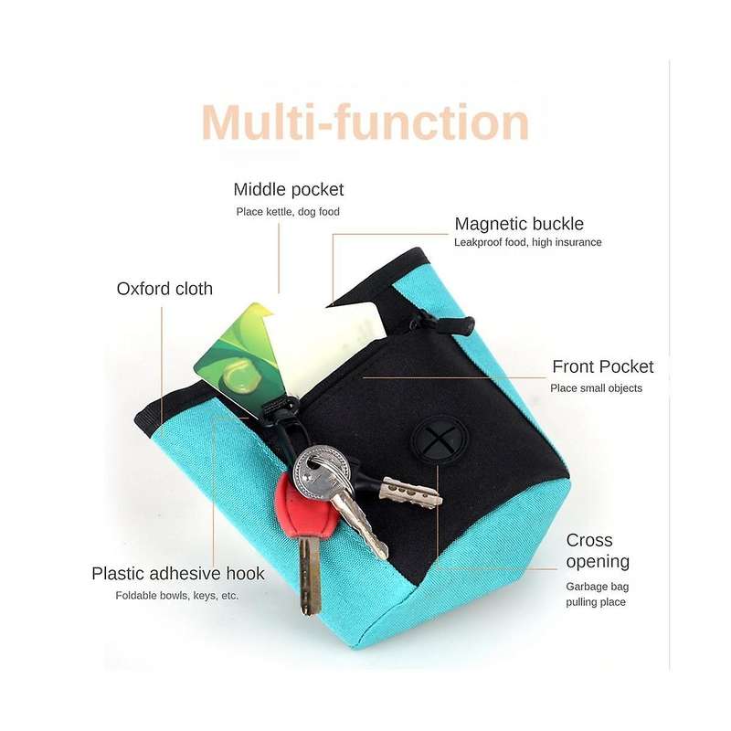 Multifunctional Pet Feeding Bag Out Pet Portable Training Bag Capacity Bag Food Bag