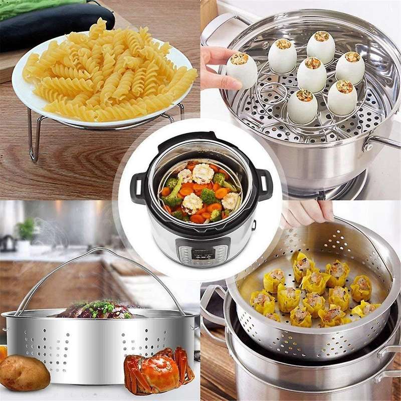Multifunctional Pressure Cooker Steamer Egg Rack Tray Steamer Accessories for Pot,Egg Steamer Rack