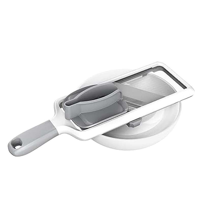 Multifunctional Vegetable Cutter - Adjustable Stainless Steel Blade, Safety Features, Slicing of Fru