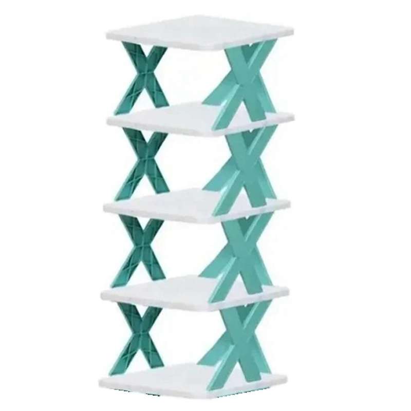 Multi-Layer Shoe Storage Rack, DIY Space-Saving Stackable Shoe Rack, Removable Storage Cabinet Shoe