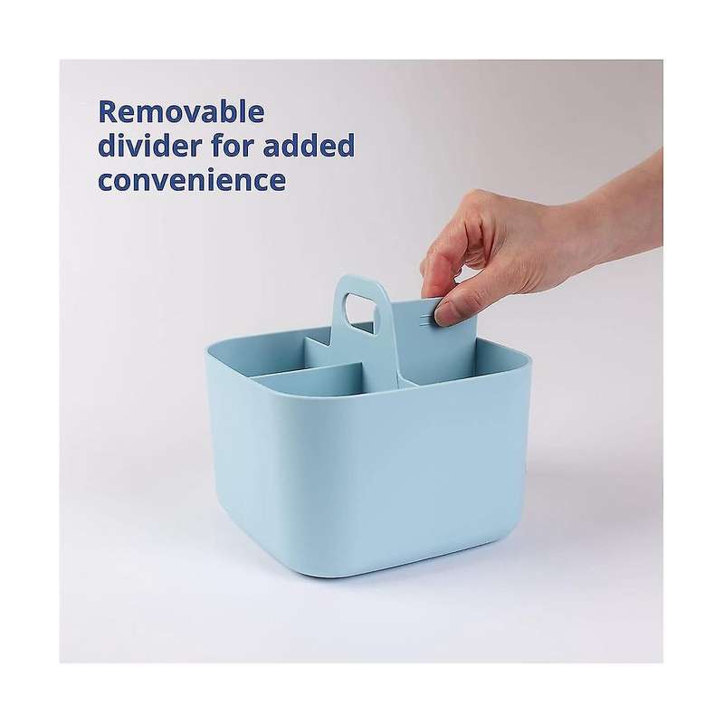 Multipurpose Organizer - Stackable Plastic with Handle Cleaning Craft Tote, Desk Cleaning