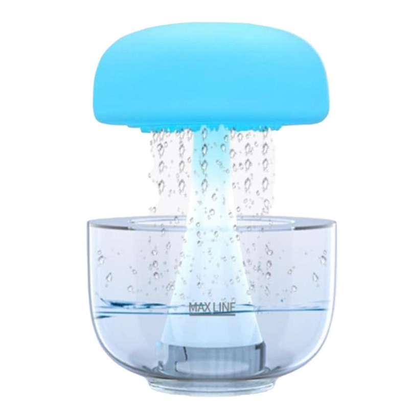 Mushroom Humidifier with Jelly Fish Light Lamp - Night Light, Rain Sounds, White Noise Diffuser - 24