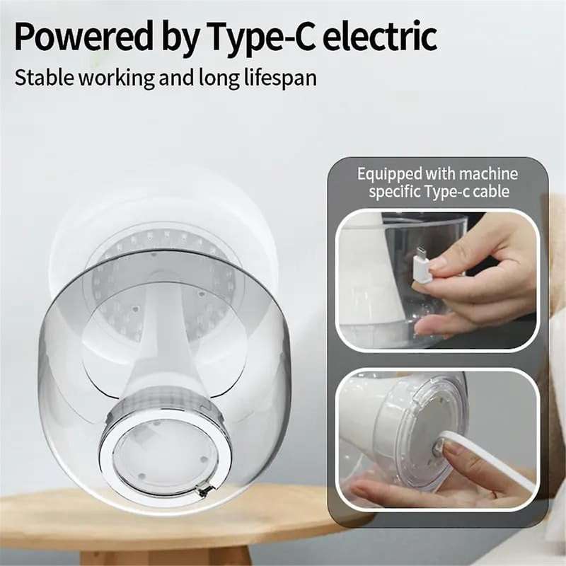 Mushroom Humidifier with Jelly Fish Light Lamp - Night Light, Rain Sounds, White Noise Diffuser - 24