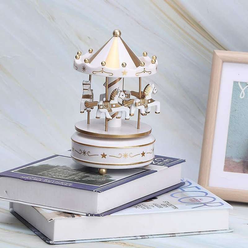Music Box Merry Go Round Music Box Room Decorations Rotatable Wind Up Music Box Best Gifts Gift For