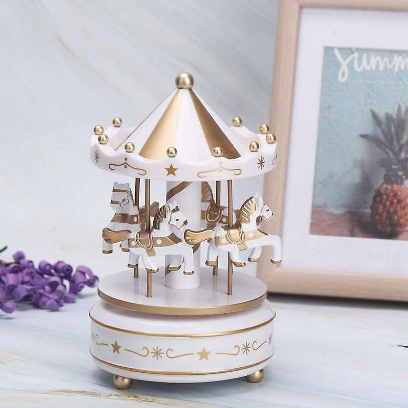 Music Box Merry Go Round Music Box Room Decorations Rotatable Wind Up Music Box Best Gifts Gift For