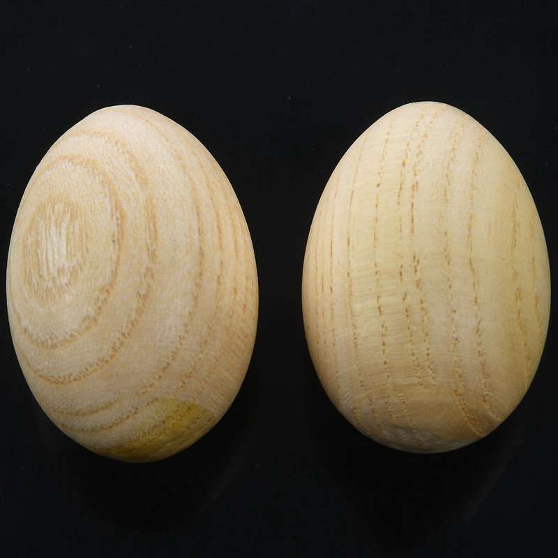 Musical Percussion Instruments Wooden Egg Shakers Rhythm Rattle for Baby Kids Pack of 2