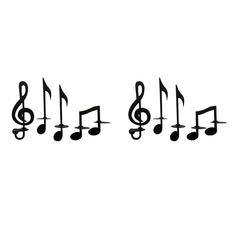 Music Note Wall Sconce Metal Wall Sconce Candle Holder Wall Mount Tea Light Candle Holders Musical S