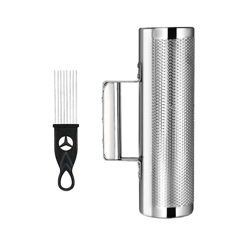 Musical Instrument Stainless Steel 30.48x10.16cm Percussion Instrument with Scraper Metal Shaker Cu