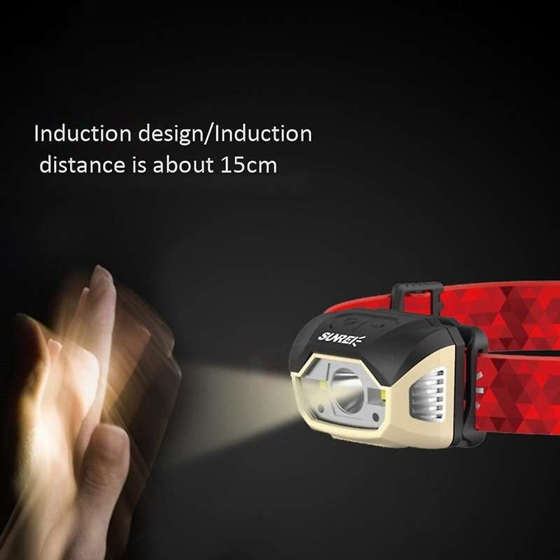 MUYE1 440 Lumens Headlight USB Rechargeable 5 Modes Night Work Light Camping Hunting Torch Lamp Port