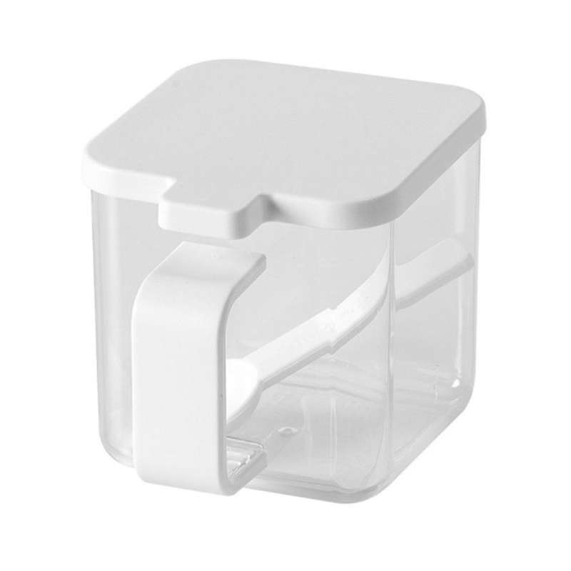 Muti-Function Transparent Seasoning Box Rack Storage Container Seasoning Jars Spice Pantry Kitchen U
