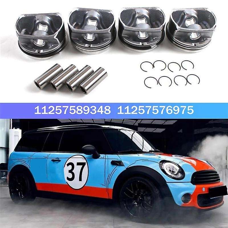 N12 N16 Engine Piston & Ring Kit 77mm STD Set for MINI R55 R56 R57 R58 Countryman 2006-2016 11257589
