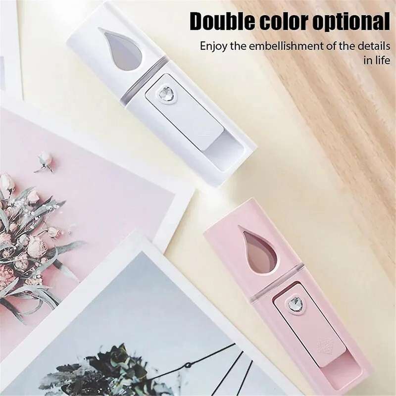 Nano Mist Sprayer Cooler Facial Steamer Humidifier USB Rechargeable Face Moisturizing Nebulizer Beau