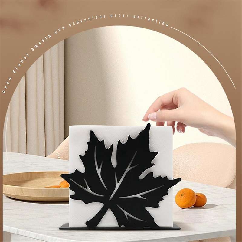 Napkin Holder Tabletop Decor Holder for Table Desktop Restaurant Iron Tissue Dispenser Wrought Art R