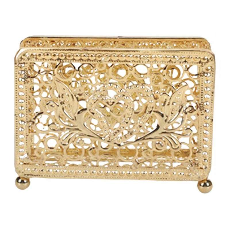 Napkin Holder Wear-Resistant Organization Retro Western Restaurant Paper Rack Table Tissue Storage H