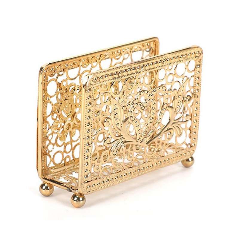 Napkin Holder Wear-Resistant Organization Retro Western Restaurant Paper Rack Table Tissue Storage H