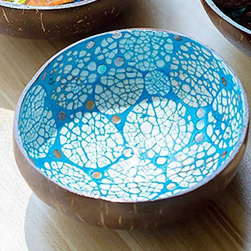 Natural Coconut Shell Storage Bowl Coconut Serving Bowls Candy Container Nuts Holder for Vegans Br