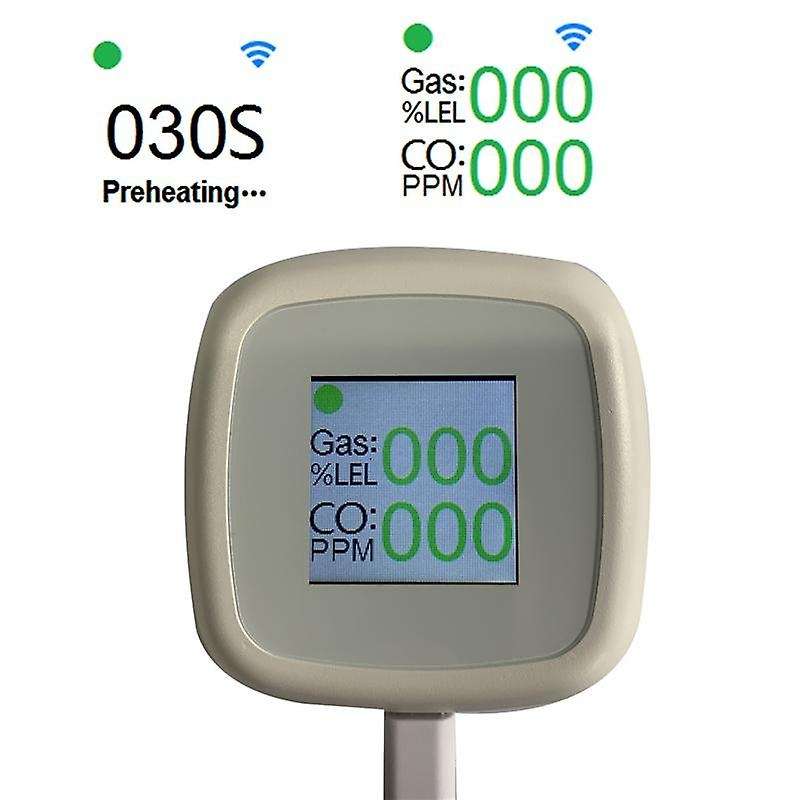 Natural Gas Detector and Propane Alarm, Gas Leak Detector, for LNG, , Methane with Voice Warning and
