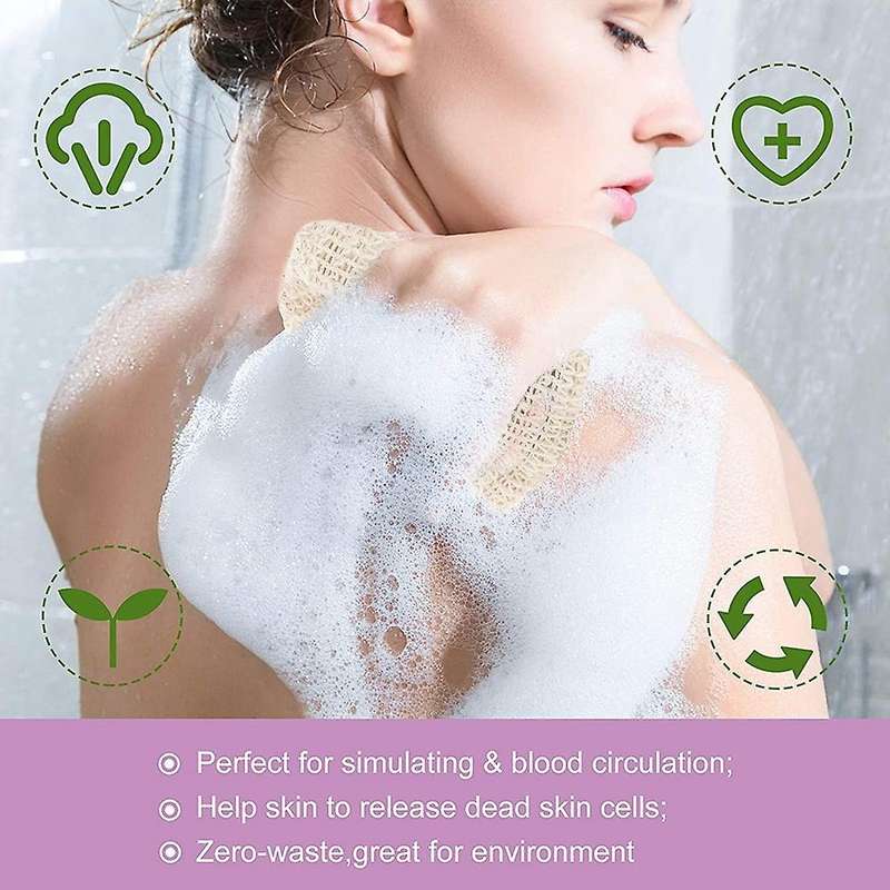 Natural Soap Bag Exfoliating Soap Saver Pouch Bath Pouch Soap Savers for Bar Soap with Drawstring Po