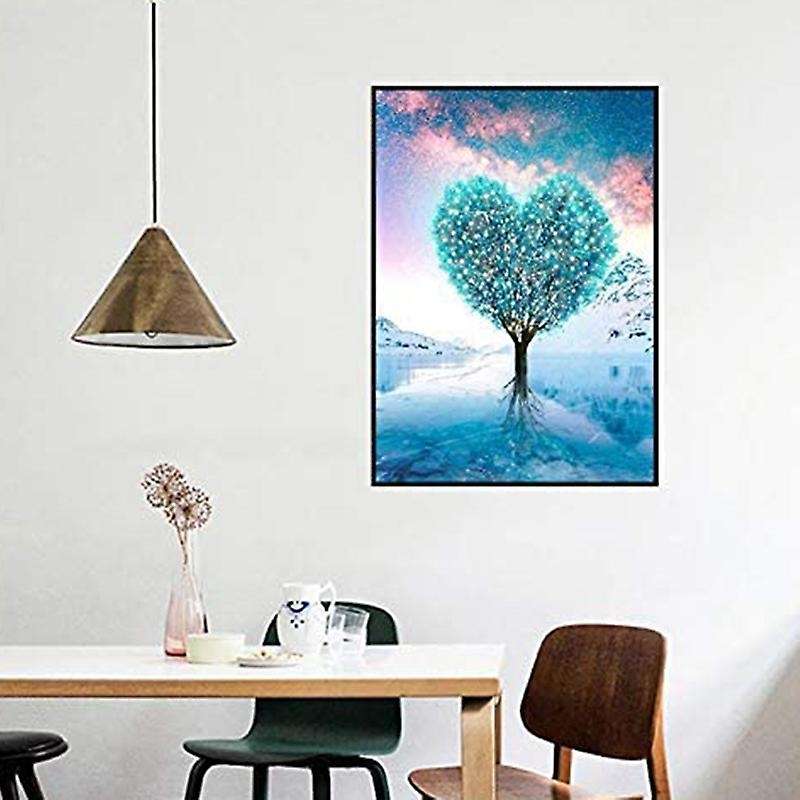 Natural Scenery Tree Set Suitable for Adult Home Wall Decoration (Snow and Ice Rock Tree)