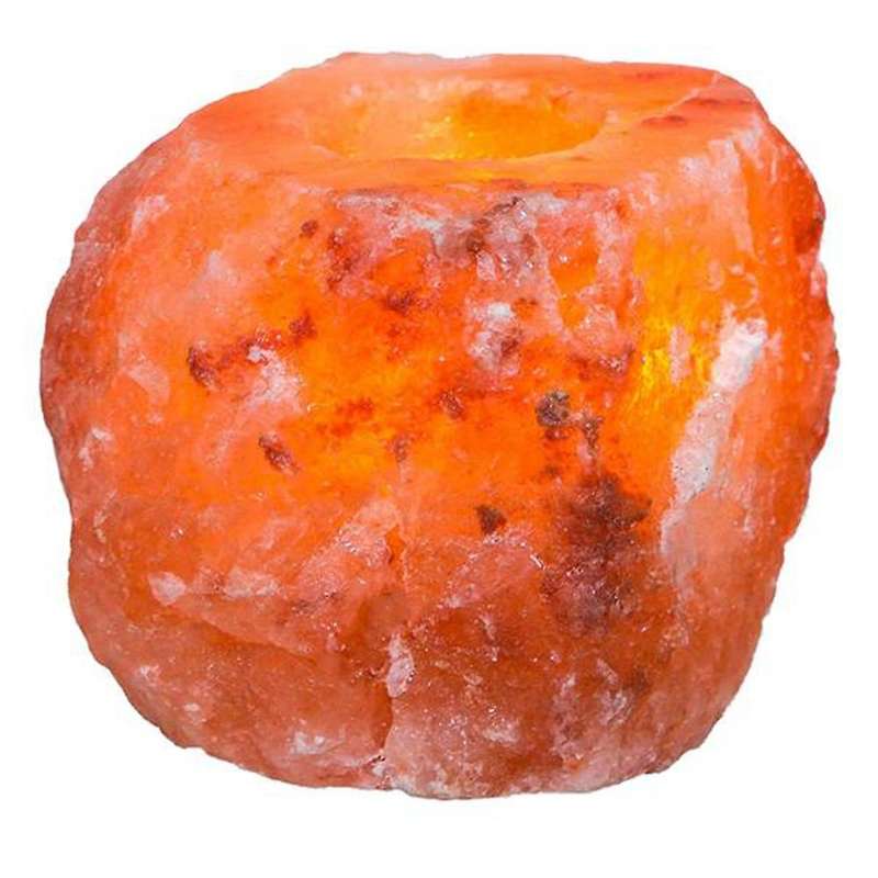 Natural Salt Crystal Stone Candle Holder Stand Crystals Candle Cave Wedding Valentine's Day Gift