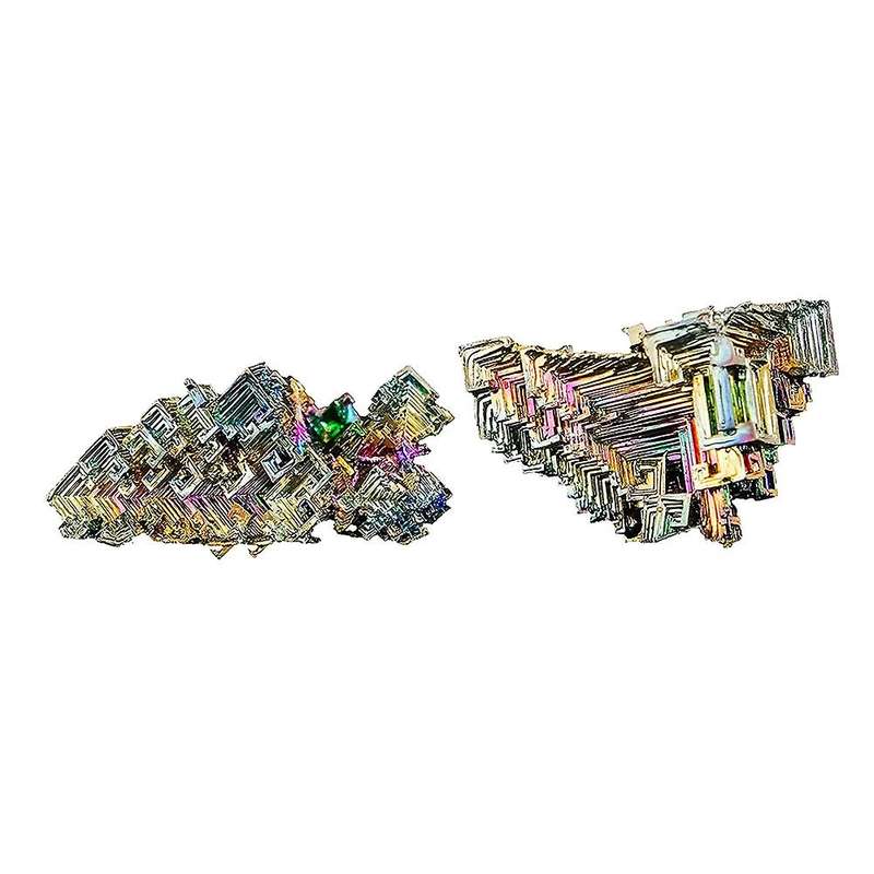 Nature Rainbow Bismuth Crystal Stone Medium Specimen for Collecting Decoration Wire Wrapping, 1 Pcs