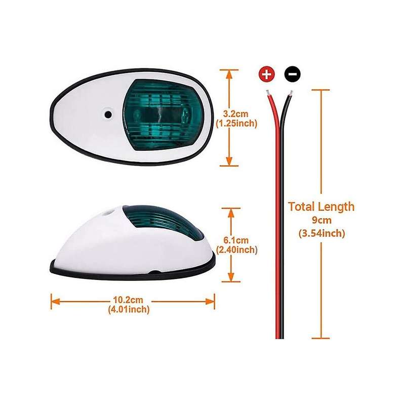 Navigation Light Led Boat Side Light Signal Light Signal Warning Light Yacht Light White