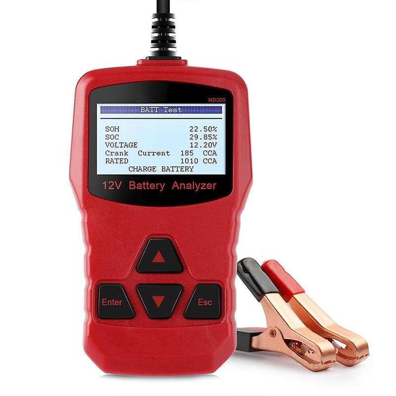 NB300 12V Battery Analyzer Car Battery Tester BCI CA DIN IEC EN SAE GB for Motorcycles Passenger Car