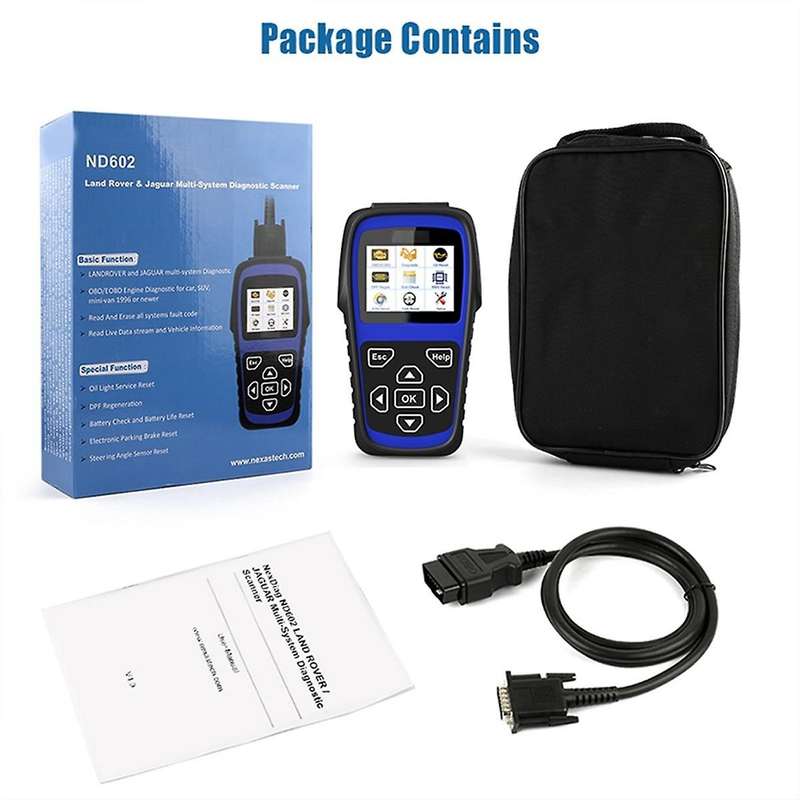 ND602 OBD/EOBD Diagnostic Scanner for & OBD/EOBD Engine Diagnostic for Car 1996 or Newer