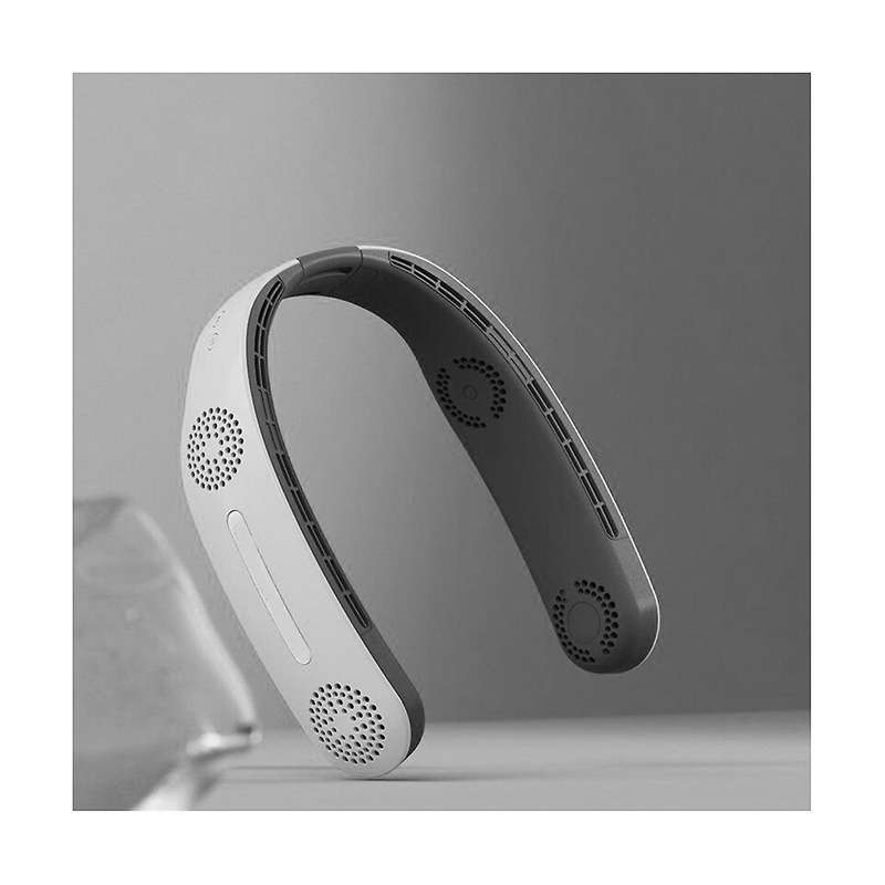 Neck Fan 4 Turbo 2400mah Portable Ventilator Bladeless Cooling Silent Fan Usb Rechargeable Wearable