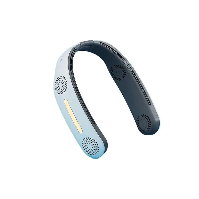 Neck Fan 4 Turbo 2400mah Portable Ventilator Bladeless Cooling Silent Fan Usb Rechargeable Wearable