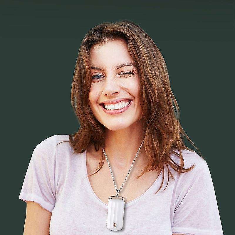 Necklace Air Purifier, Home Hanging Neck Type Portable Car Oxygen Bar Negative Ion Air Purifier