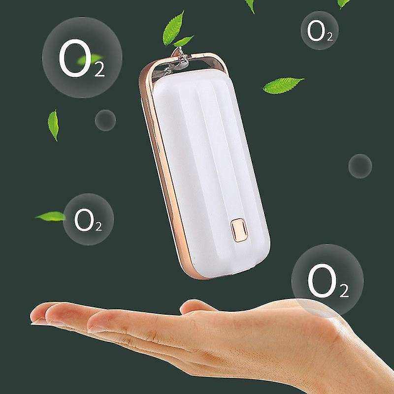 Necklace Air Purifier, Home Hanging Neck Type Portable Car Oxygen Bar Negative Ion Air Purifier