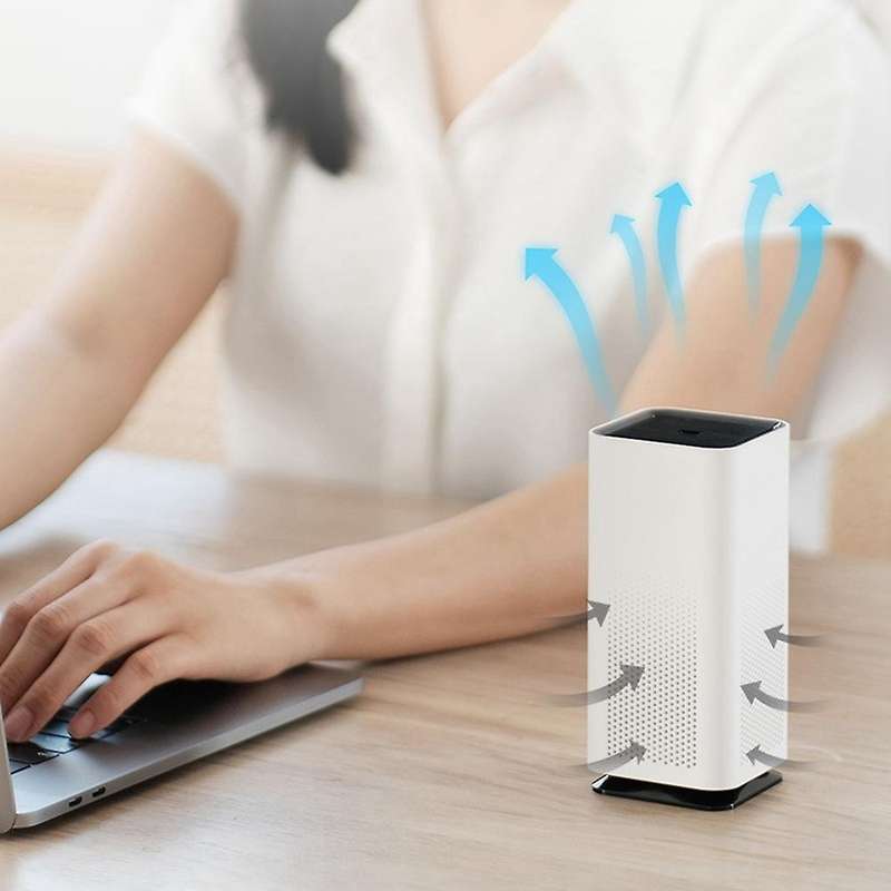 Negative Ion Air Purifier DIY Aromatherapy Essential Oil Fragrance USB Car Purifier to Remove Smoke