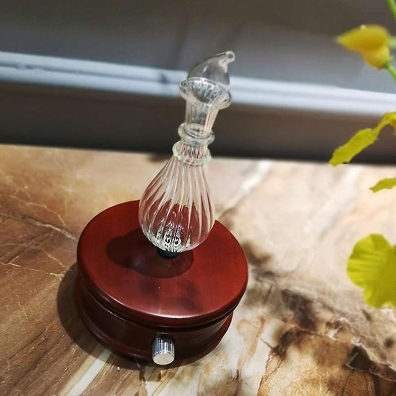 Negative Ion Mute Air Humidifier Electric Diffuser Mist Oil Aromatherapy for Car Home Office,Bronze