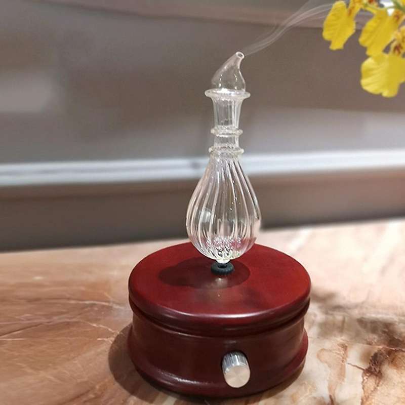 Negative Ion Mute Air Humidifier Electric Diffuser Mist Oil Aromatherapy for Car Home Office,Bronze