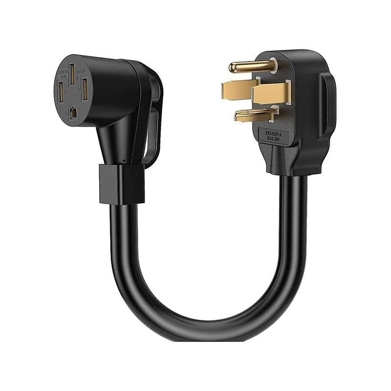 Nema 14-30p to 14-50r Ev Charger Adapter Compatible 30amp to 50amp Ev Conversion Adapter Cord for 2
