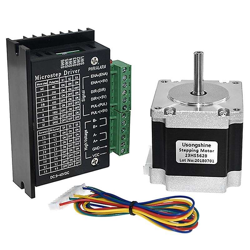 Nema 23 23hs5628 57 Motor 2.8a with Tb6600 Driver Nema17 23 for Cnc and 3d Printer Part Parts(8.0mm