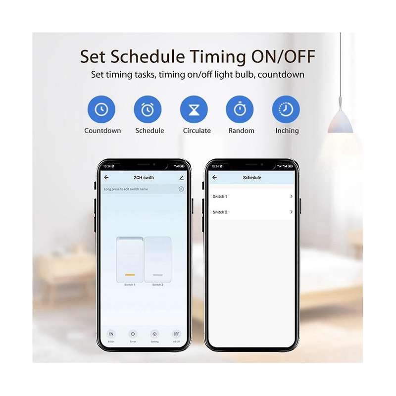 NEO Tuya Wifi Smart 2-Way Light Control Switch Module Multi-Functional Portable Tuya Wifi Switch Mod