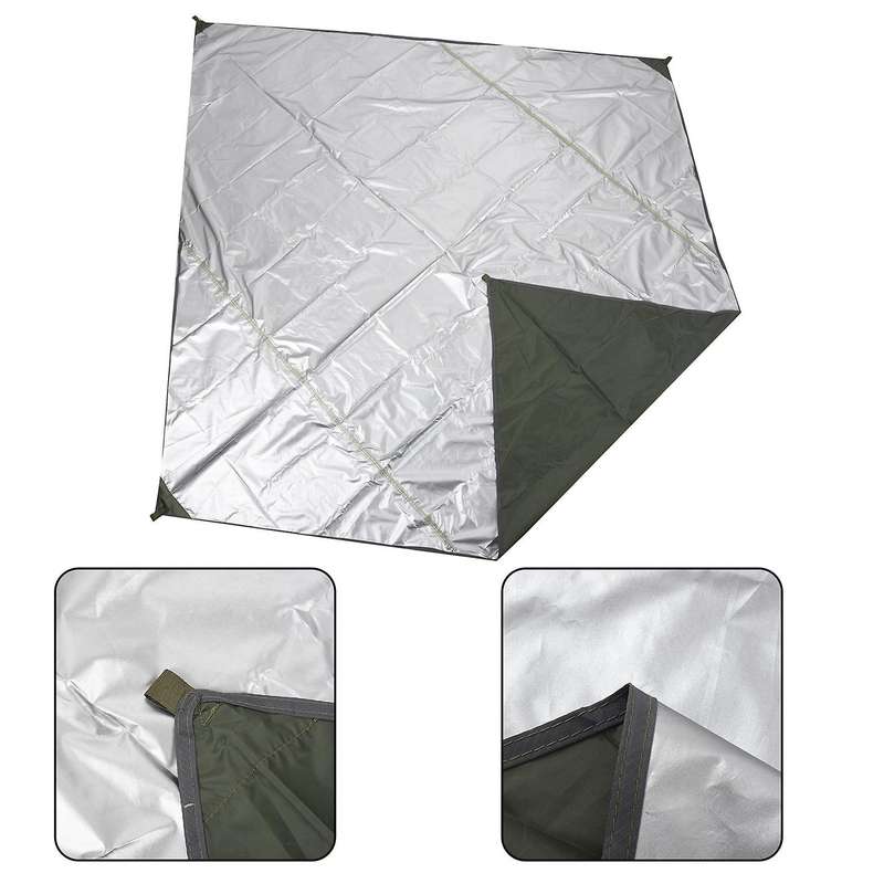 Netting Hammock+Canopy Outdoor Camping Sun Shelter Portable Mosquito Waterproof Swing Bed