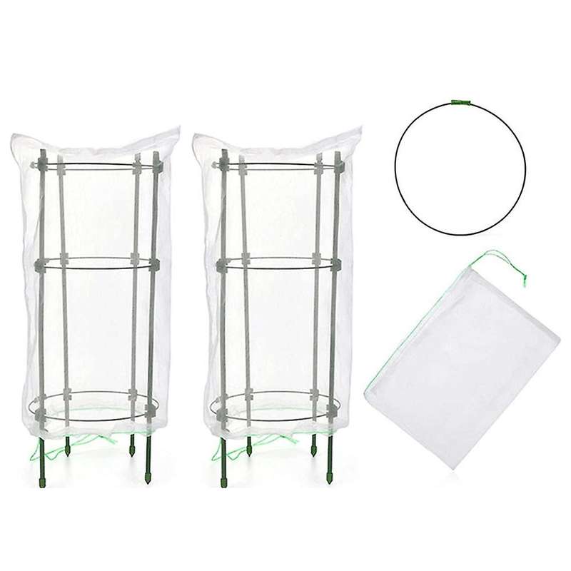 Netting Mesh with Drawstring ,garden Bug Netting Plant Cover for Protect Plant Flower From Insect