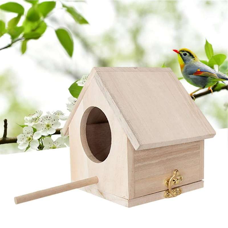 Nesting Box for Tits, Nesting Box Kit Robin, Bird House, Weatherproof for Hanging, Nesting Boxes for