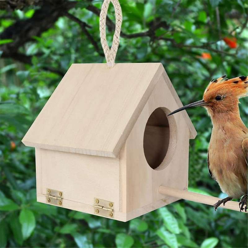 Nesting Box for Tits, Nesting Box Kit Robin, Bird House, Weatherproof for Hanging, Nesting Boxes for