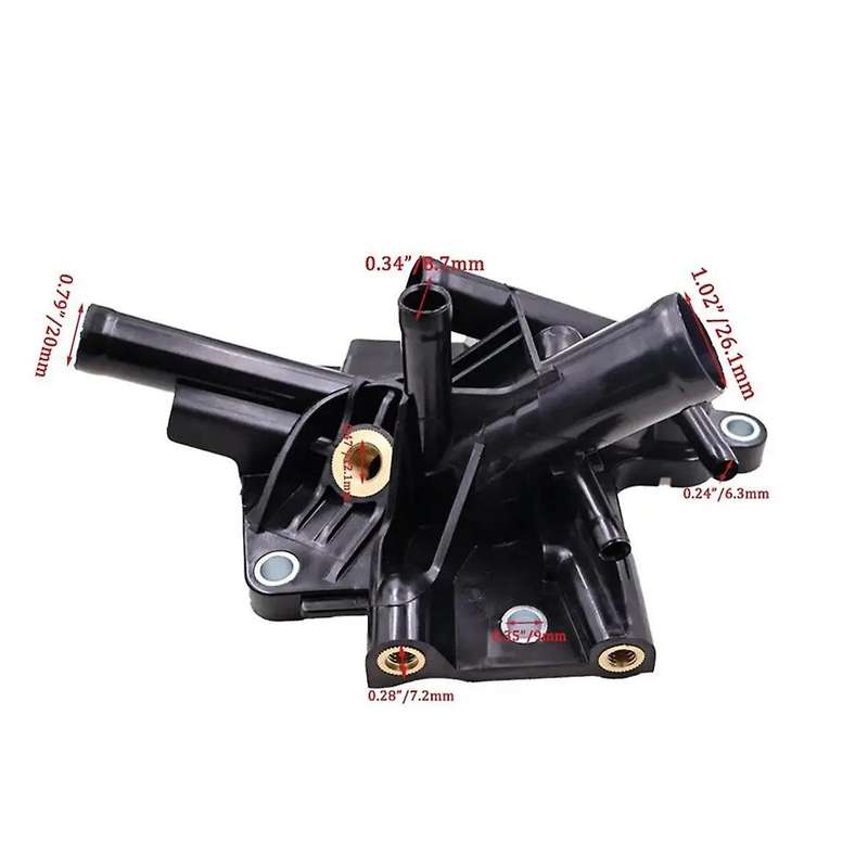 New 110605RB0A Engine Radiator Coolant Water Outlet Flange Pipe for Kicks 2017 2018-2022 1.6L 11060-