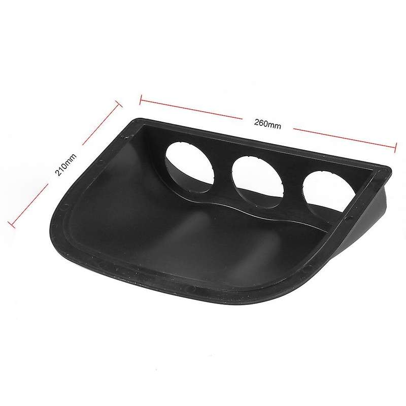 New 2 Inch 52mm Car Triple Dash Gauge Meter Pod 3 Hole Dashboard Mount Holder Black
