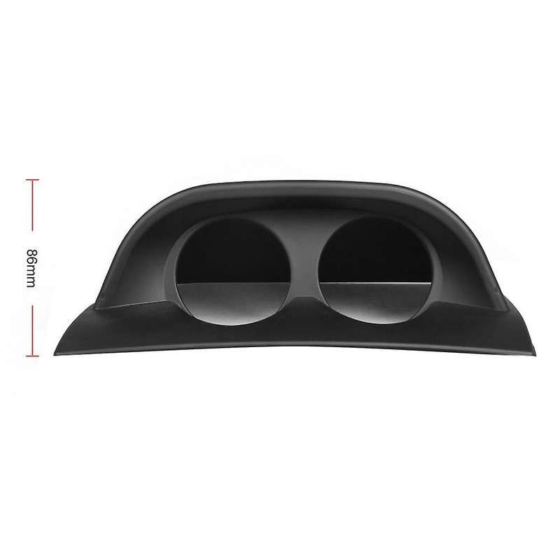 New 2inch 52mm Car Dual Dash Gauge Meter Pod 2 Hole Dashboard Mount Holder Black