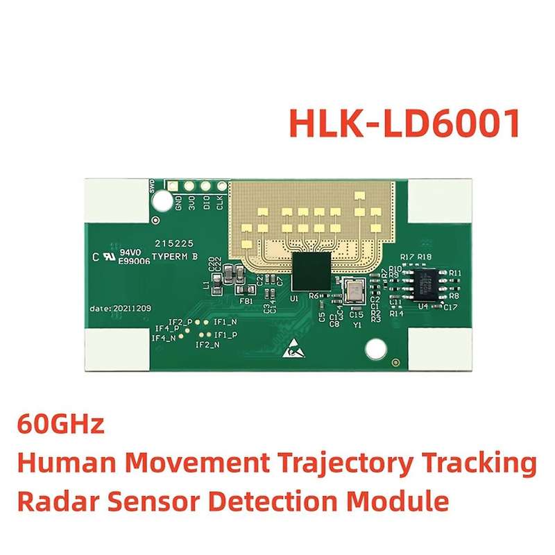 New 4T3R 8m 60G HLK-LD6001 Human Movement Trajectory Tracking Radar Sensor Detection Module