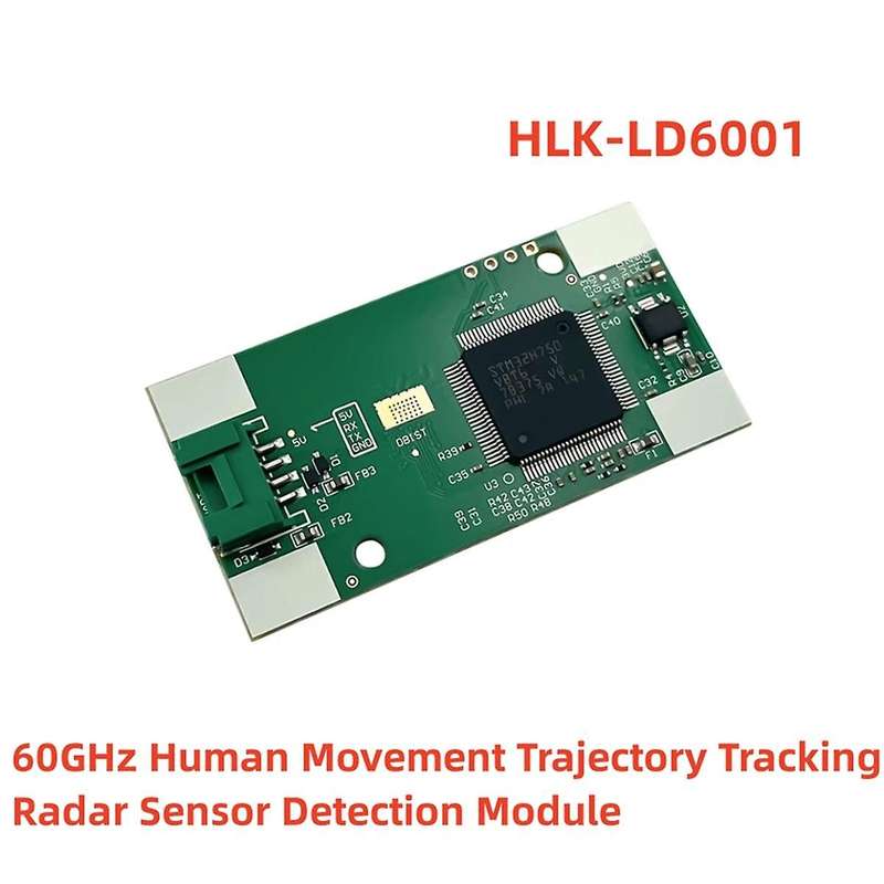 New 4T3R 8m 60G HLK-LD6001 Human Movement Trajectory Tracking Radar Sensor Detection Module