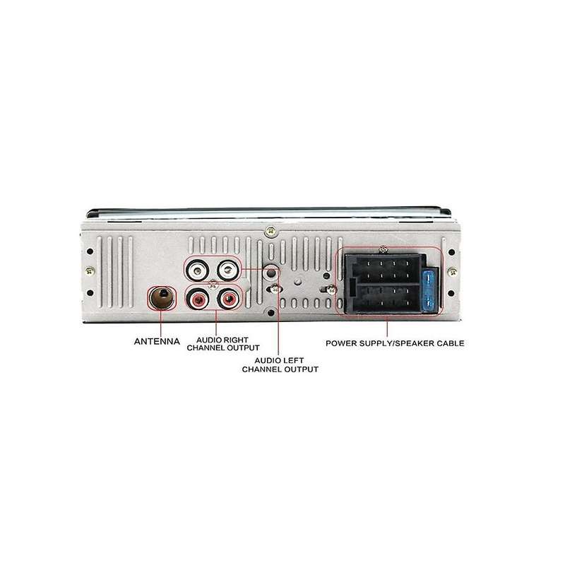 New 7 Colorful Light Fm Radio Car Bluetooth 12v Mp3 Player Card Slot U Disk Multimedia Radio